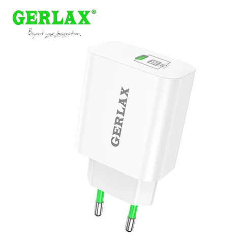 

GERLAX PD Charging EU Charger Mobile Phone For One Ports Type-c usb fast Wall Charger For Iphone 13