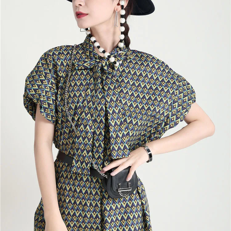 

Turtleneck Shirt Dress Sleeveless Elegant Loose Skirt Backless With Belt For Women Summer Spring