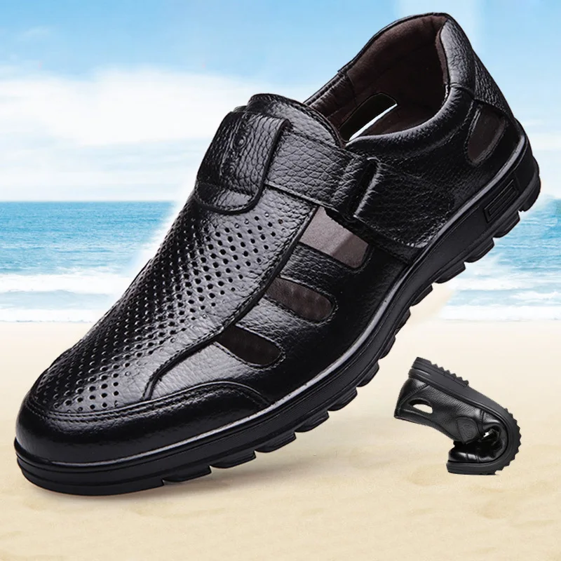 

Wholesale Latest Weave Design Leather Sandals Men 2021