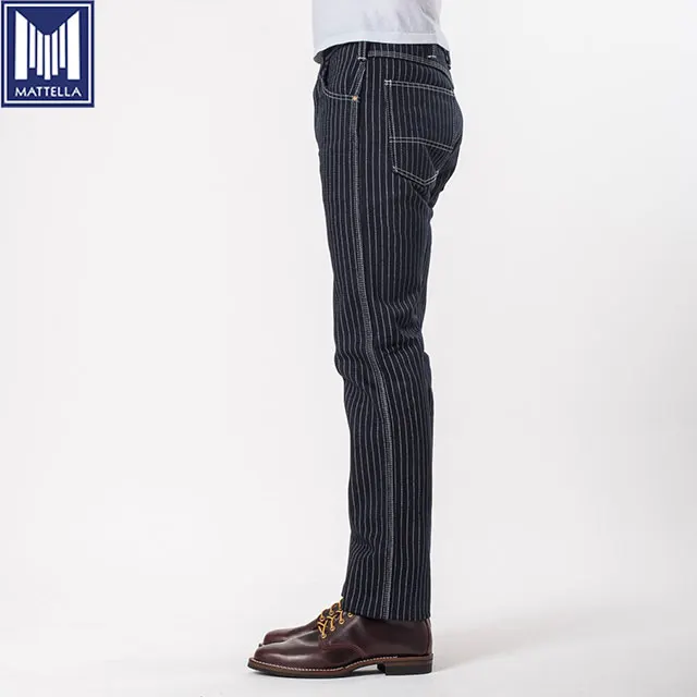 

Vintage Wabash style series collection 17oz 100% cotton Unwash Original Mens Fashion Selvedge Denim