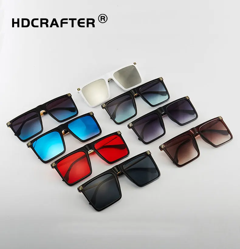 

HDCRAFTE New model special women's oversized sunglasses UV400 outdoor leisure Sunglasses handsome men's driving Sunglasses 2021