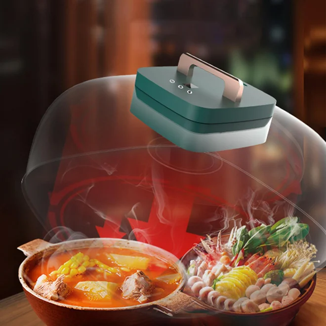 

Electric Powered Preserving Food Warming Disinfection Cover Keeping Dishes warm food cover