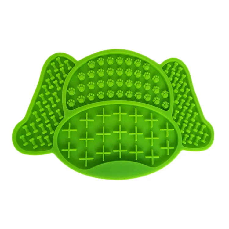 

Top fashion silicone lick feeding licking mats suction pad puppy silicone tray for pet bowl dog food feeder, As picture shows