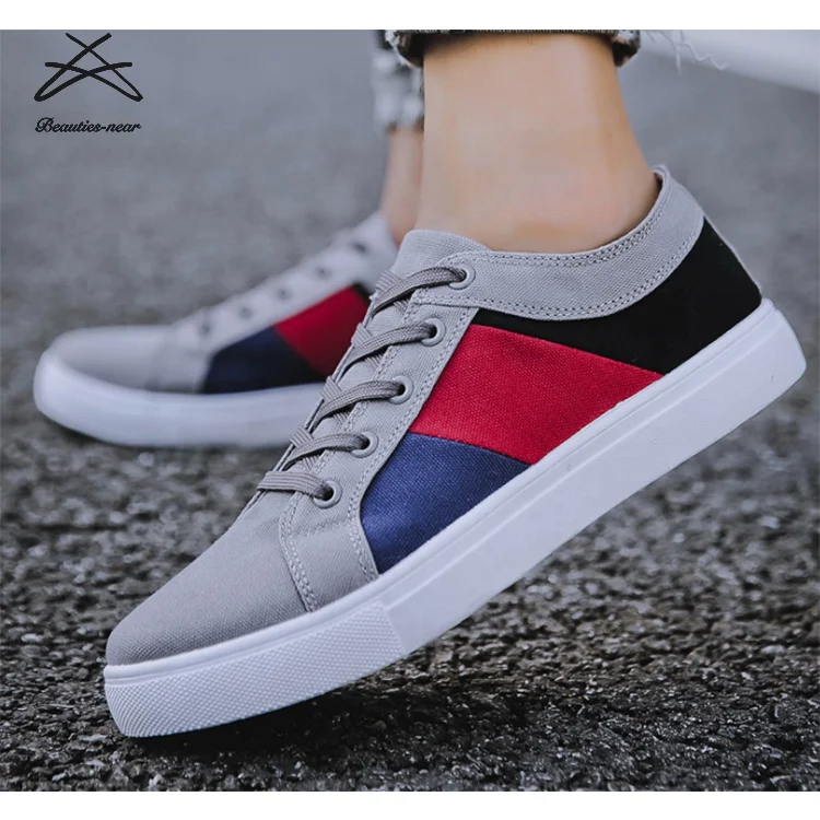 

RTS 2020 Hot sale factory fashion casual men shoes sneakers cheap printed men casual shoes, Black,grey,white
