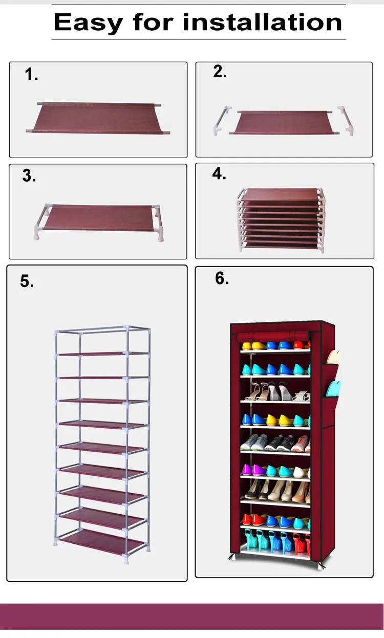shoe tiers on Amazing 10 Tiers Shoe Rack Cabinet 30 Pairs Non Woven Fabric Shoe Rack Portable Organizer Space Saving Shoe Rack With Cover Buy 10 Tier Shoe Rack Cabinet Fabric Shoes Rack Shoe Rack With Cover