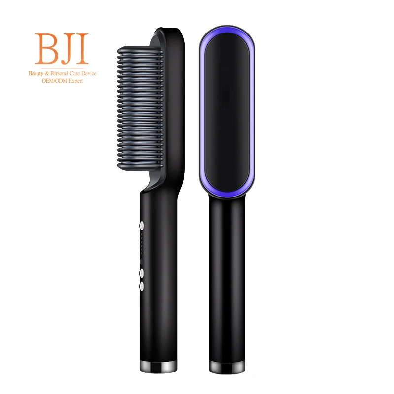 

Professional Electric Brush Hot Hair Straightener Comb