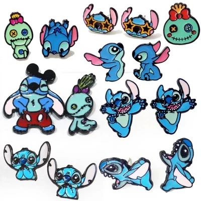 

ER265 Lilo & Stitch Fashion Anime Action Figures Cartoon Products Accessories Stud Earrings Girls Unisex Birthday Gifts