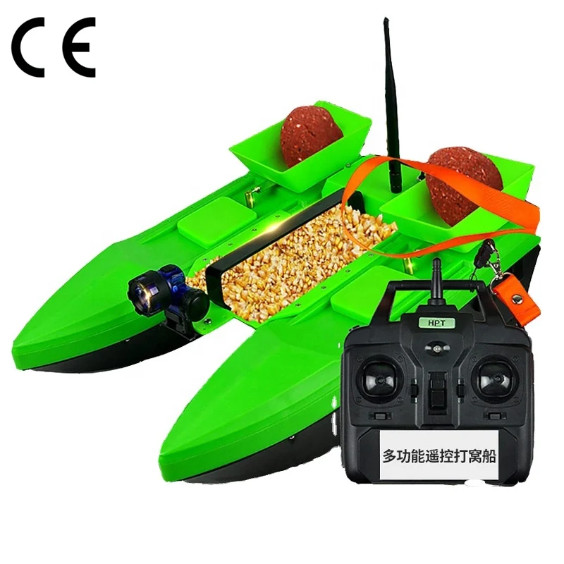 

FISHGANG 4th upgraded Double Motor 3 Separate Bait hopper Warehouse feeding hook ship Remote Control Fishing Bait Boat