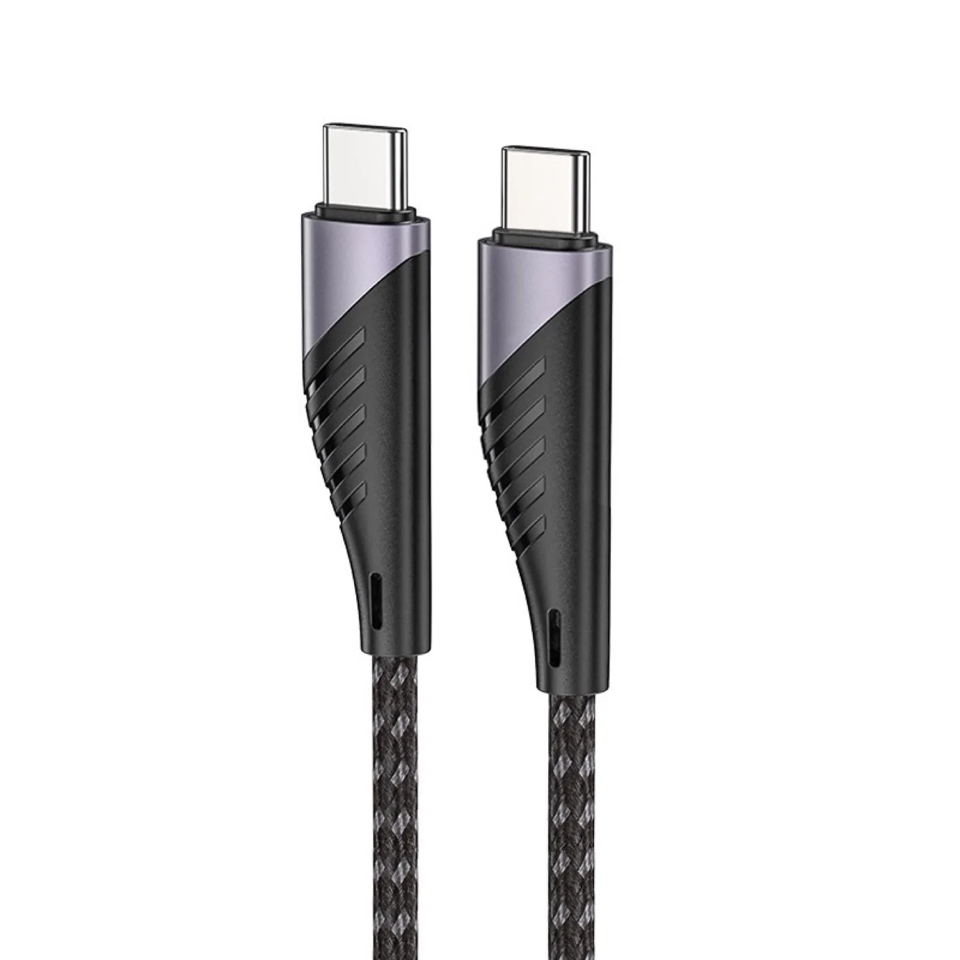 

20v 3a 60w Qc3.0 Fast Charging Type-c To Type C Pd Usb C Cable, Black