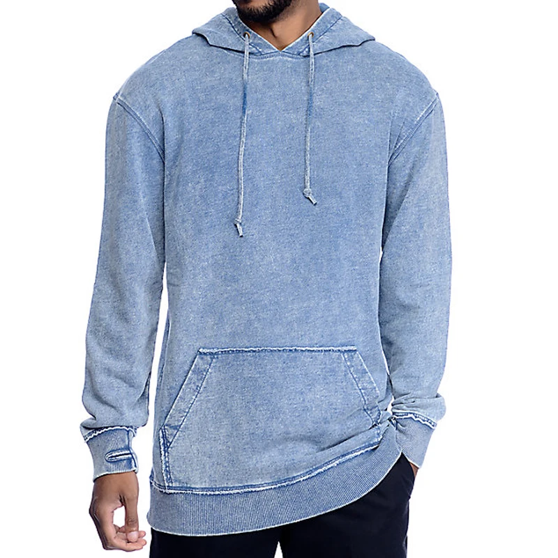 Oversized Lightweight Denim Hoodie