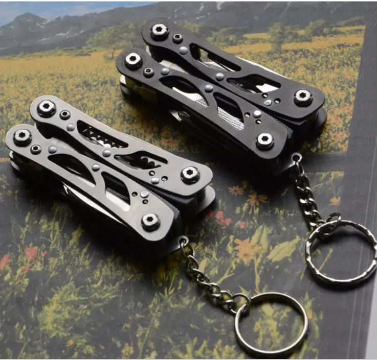 

Free Sample Mini Size 13 in 1 Multi Pliers Tool Key Chain Multi Tool