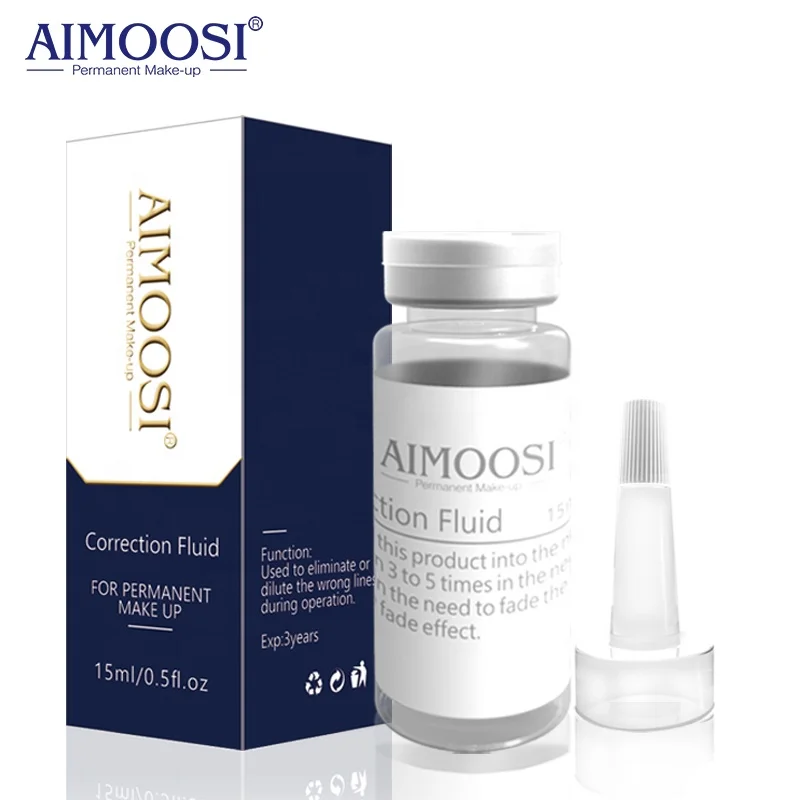 

Aimoosi Correction Fluid for Removal error Eyebrow& Lips&Eyeliner Microblading Permanent Makeup Tattoo lines
