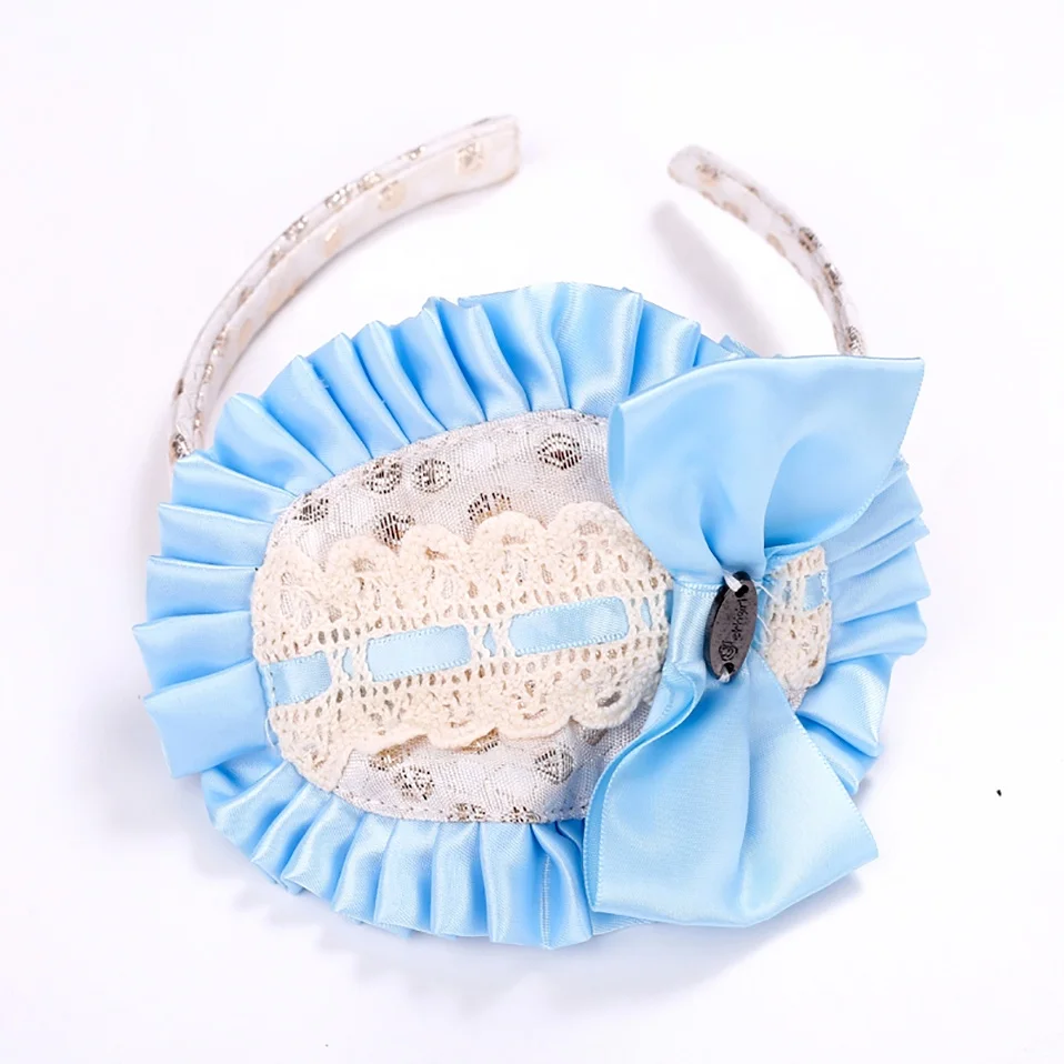 

Pettigirl Sky Blue and White Simple Designs Hairband Hair Accessory