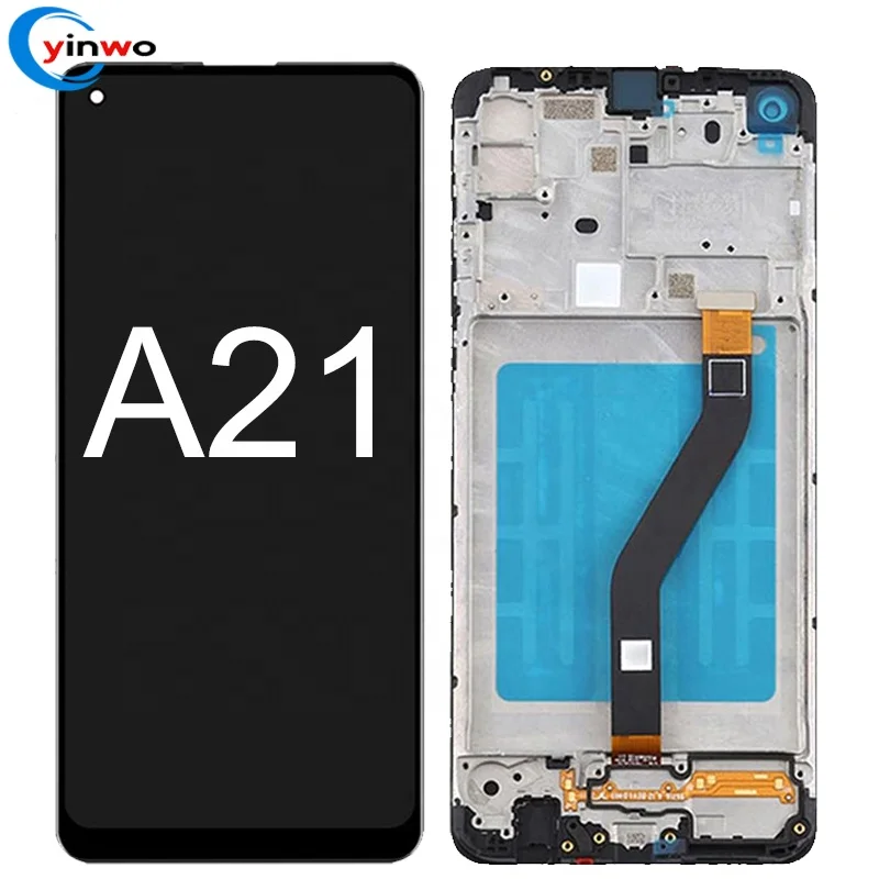 

6.5" Original LCD Display Touch Screen replacement For Samsung Galaxy A21 A215 LCD, Black