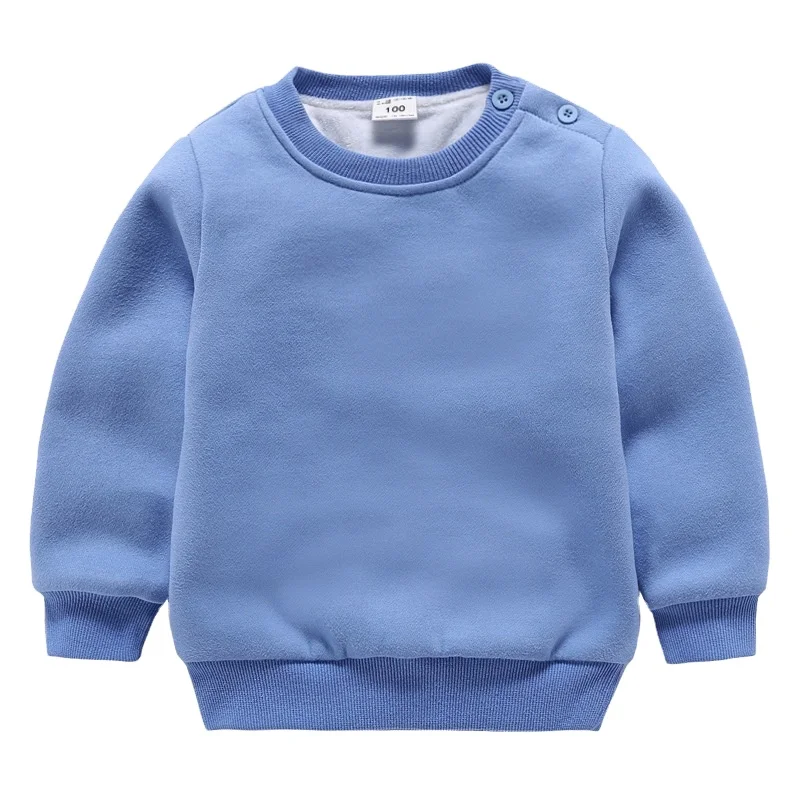 

Children's sweater 2021 New Winter Fashion Korean warm top boys and girls Plush tops