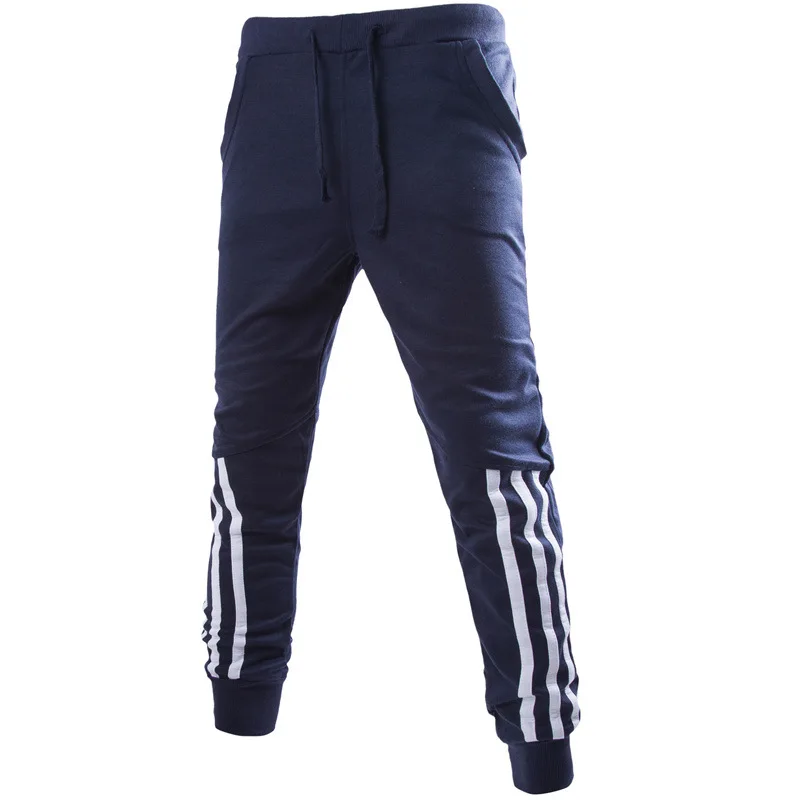 Mens Fashion Gym Sweatpants Sport Trousers Tapered Slim Fit Joggers