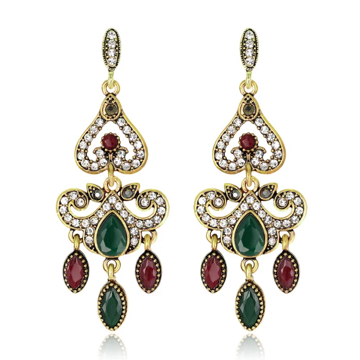 

Palace ethnic style earings for women 2021 jewelry hoop alibaba-online-shopping Europe and America cheap factory wholesale
