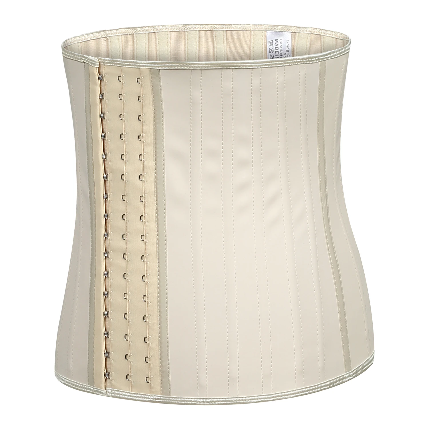 
100% latex high-quality smooth latex large buckle 25 steel bone rubber corset shapewear for women 