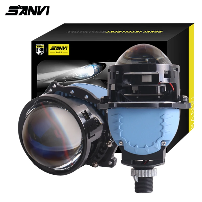 

Sanvi New S9pro 3 Inch LED Projector 62W 5500K Super Brightness Car Headlight Bulbs Hot Sale in Vietnam for Lexus