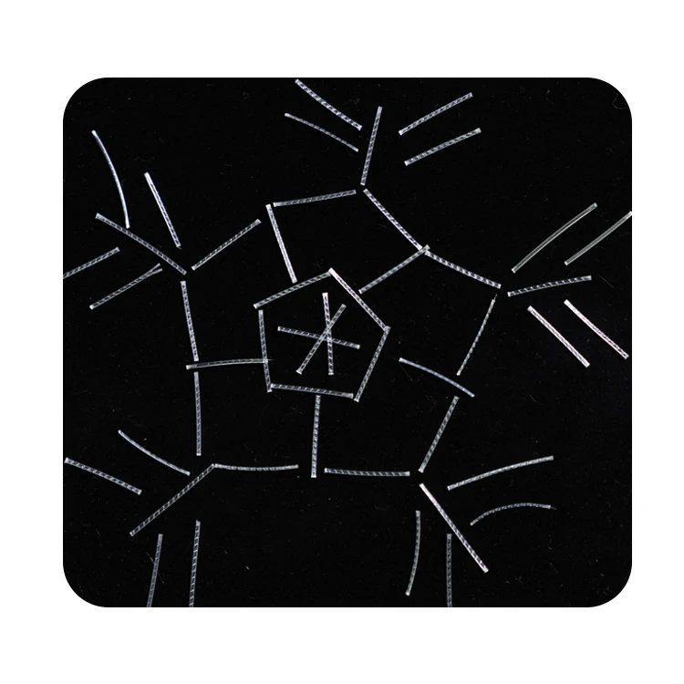 
SynHua-5 pp fiber for concrete 40mm Curvedmacro synthetic fiber Reinforcing fibres Concrete additive Polypropylene 