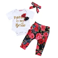 

EG-PTB141 New born infant toddler clothing baby boys and girls wholesale sleeveless elegant flower pattern jumpsuit baby clothes