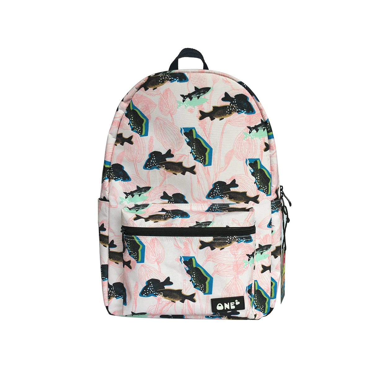 

Fish design printing custom school bag pack for teenagers large capacity bag backs school backpack waterproof, Customized