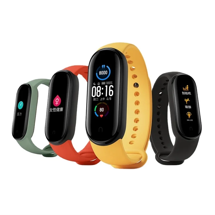 

Xiaomi Mi Band 5 Orignal Global Version Smart Watch Bracelet Colorful AMOLED Screen Miband 5, Black
