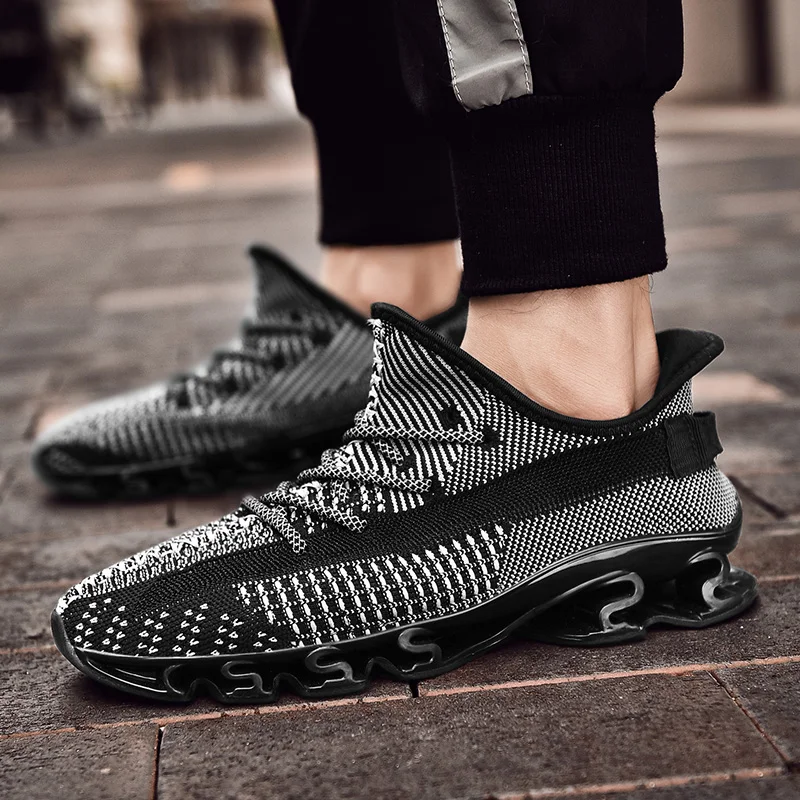 

H109-2 Custom never off color brand design running shoes, white and black high quality sneakers