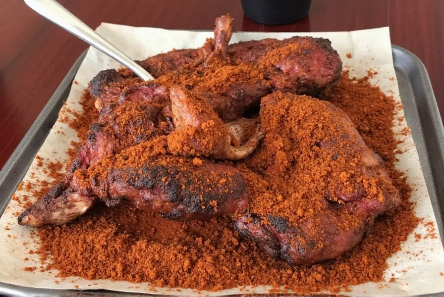 Memphis barbecue ribs with dry rub
