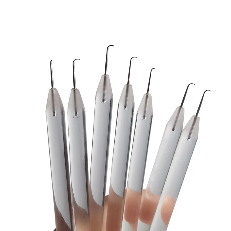 

ventilation needles handle Wig crystal crochet wig transparent rod hair crochet tool film hand crochet hair replacement