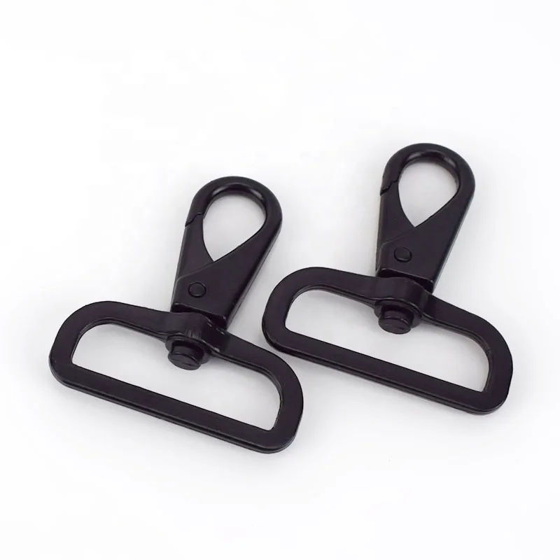 

Meetee BF368 38mm Black Hook Buckle Hardware Accessories Swivel Spring Dog Buckle for Leather Bag Rotating Snap Clasp Buckles