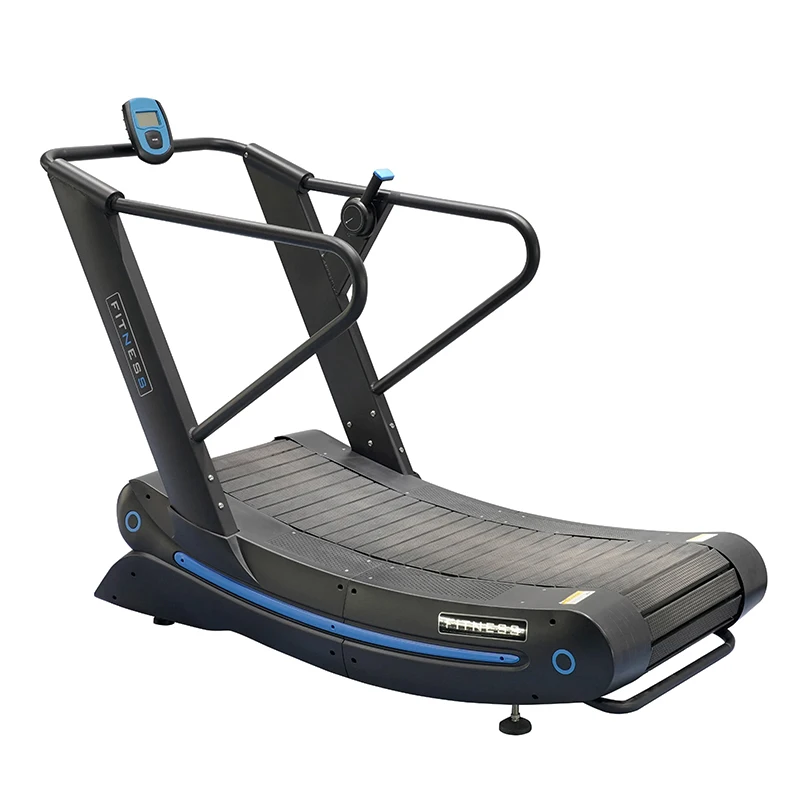 

Wholesale unpowered no motor curved treadmill and lowest noise self-unpowered running machine