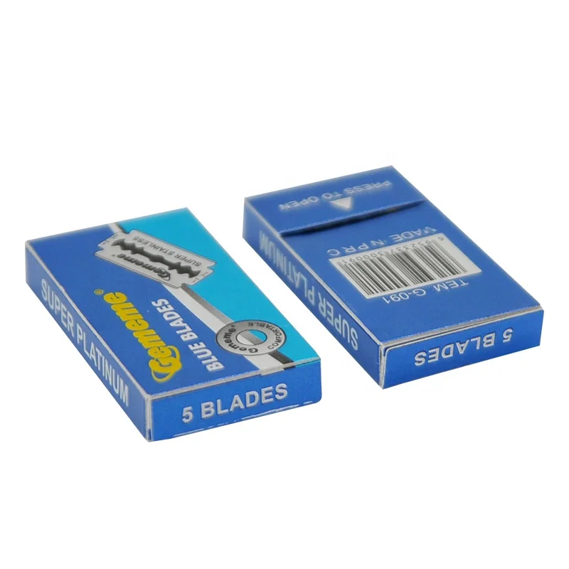 

High Quality Gememe Stainless Steel Single Edge Disposable Blade Razor, Sliver