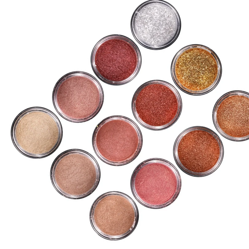 

Newby Skin Colors Series Gel Nails Acrylic Pigment Glitter Powder, 12 skin colors