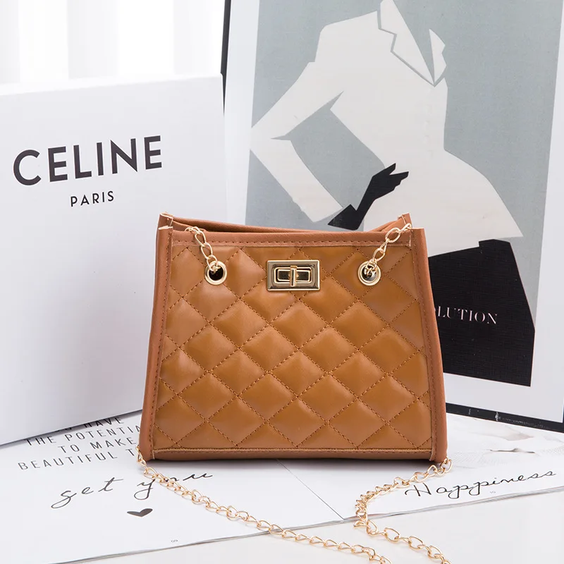 

new arrival elegance ladies crossbody bag vintage tote open PU leather brown coin purse, 5 colors