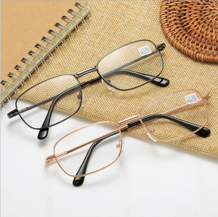 

Metal reading Glasses 2021 Square reading glasses unisex wholesale high quality SP0416 in stock