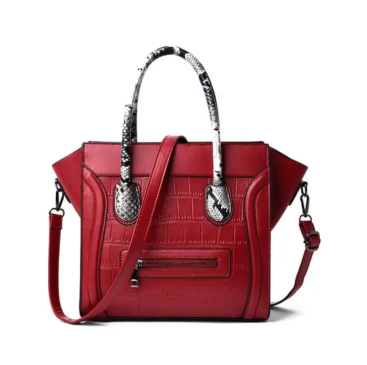 

Stock Best Price Famous Brands Shopping Women'S PU Leather Bags Women Handbags Ladies Tote