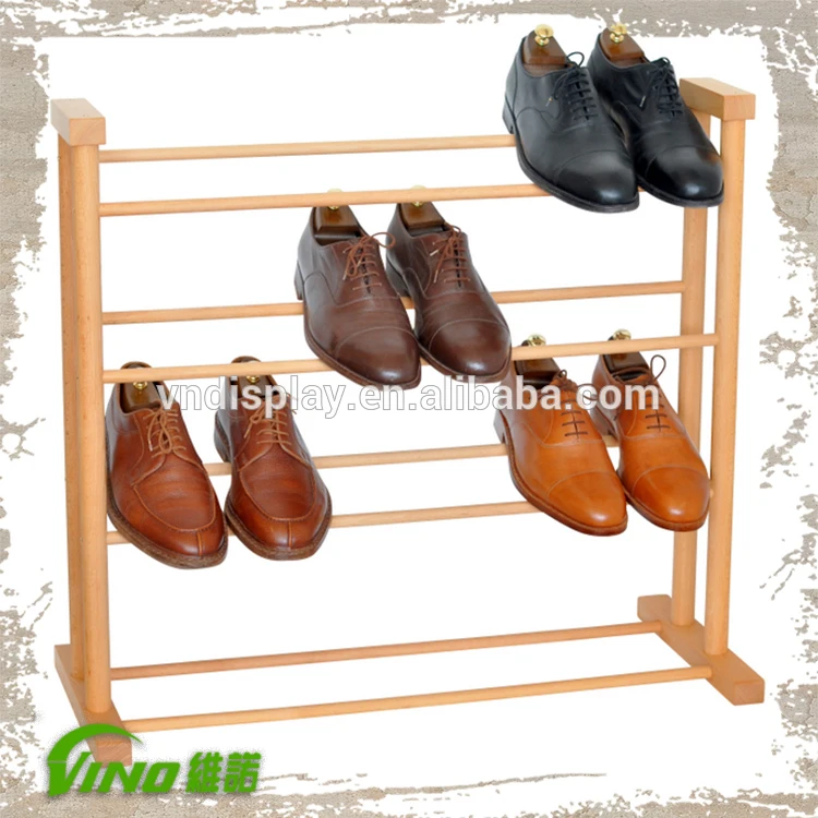 Customized Shoes Display Rack,Handmade Pallet Shoe Rack,Hot Sale Commercial Wooden Shoe Holder