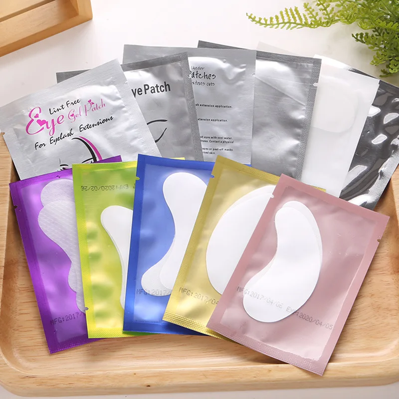 

eyepatches Custom Logo Eyelash Under Eye Patch Lash Moisturizing Gel Pads Eyepatch For Extension Eye patch for eyelash extensi, Multiple colors