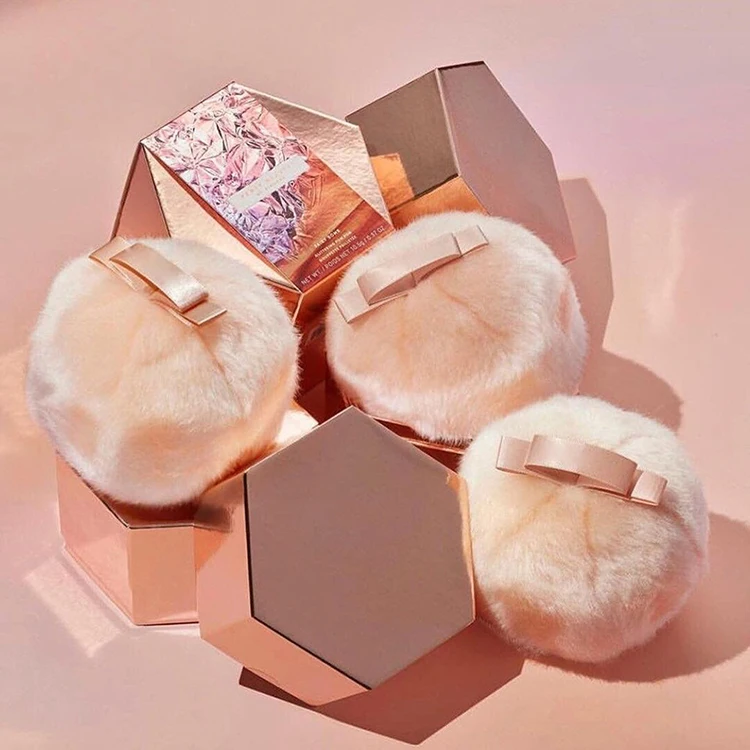 

Makeup Glittering Shimmering Body Puff Ball Face Cosmetic Plush Bronze Highlighter Ball Puff