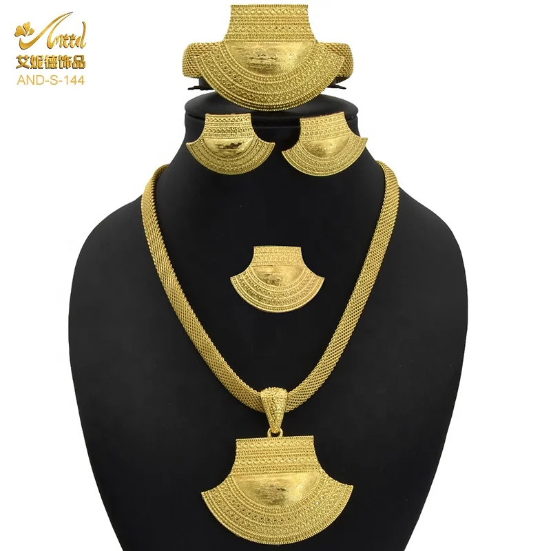 

Fashion jewellery exclusive luxury long african gold bridal jewellery dubai gold platted combo gifts for women jewelry set
