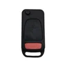 Flip Folding 2 + 1 3 Buttons Car Remote Smart Key Shell Case Fob For Mercedes Benz SLK E113 A C E S W168 W202 W203