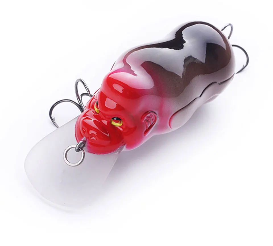 

Popular artificial hard lure crank bait 70mm 15g for bass pike fishing tackles, 4 colors