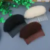 White/Black/Coffee Combs Women Fashion Women Hair Combs Ornaments Hair Bun Maker Braid DIY Tool Hair Accessories