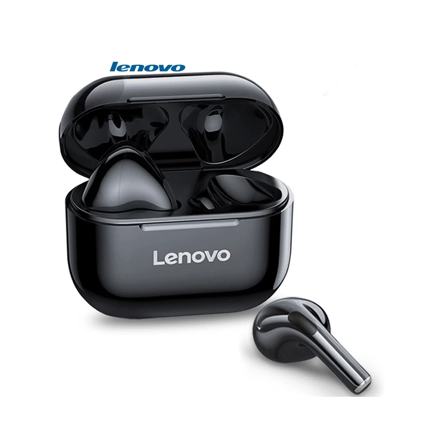 

2021 TWS Earphones Lenovo Lp40 Wireless Earbuds Charging Box IPX4 Waterproof HD Call Headsets Earbuds