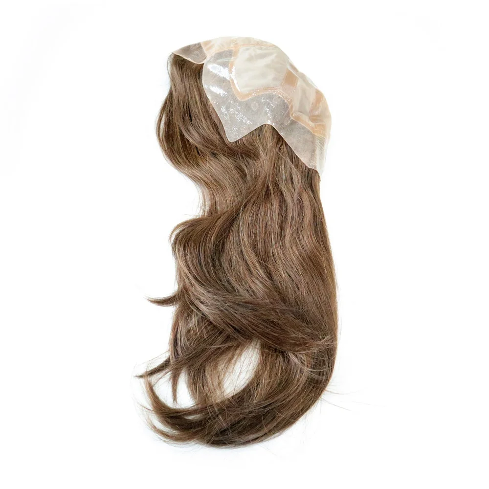 

Front Lace Silk Top Natural Human Raw Hair Wig