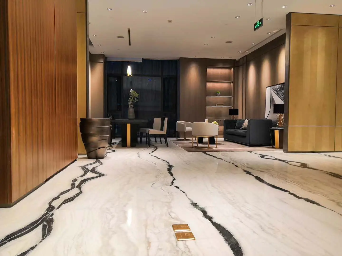 熊猫白色大理石地板,用于墙面背景墙覆层大理石地砖