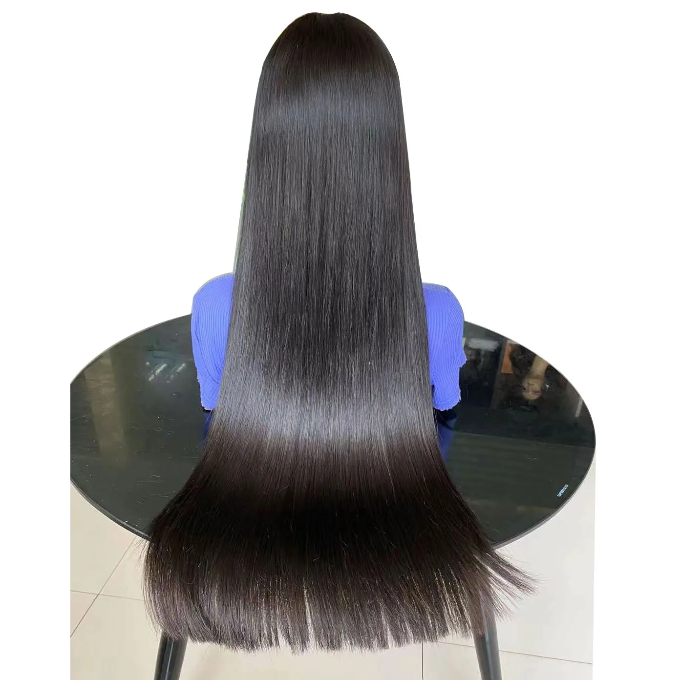 

Density 130%Straight Transparent Lace Wigs 4x4 Closure Wig Cuticle Aligned Lace Frontal Straight Human Hair Wigs For Black Women