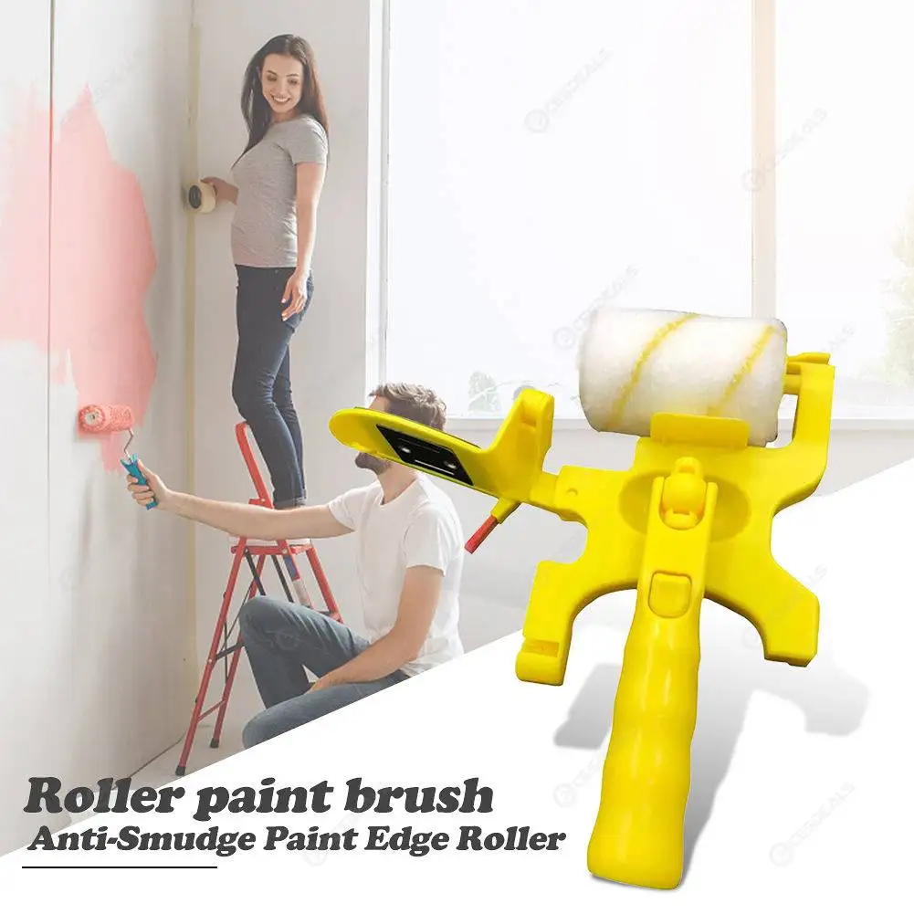 Cleancut Paint Edger Roller Brush Safe Tool Portable For Home Wall