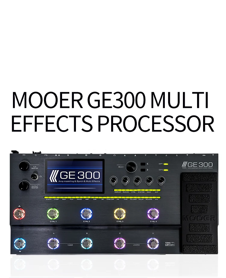 Mooer GE300 Guitar Multi Effects Processor Effect Pedal